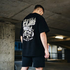 TWL - LIFESTYLE OVERSIZED T-SHIRT - BARBELL CLUB - EAGLE - BLACK